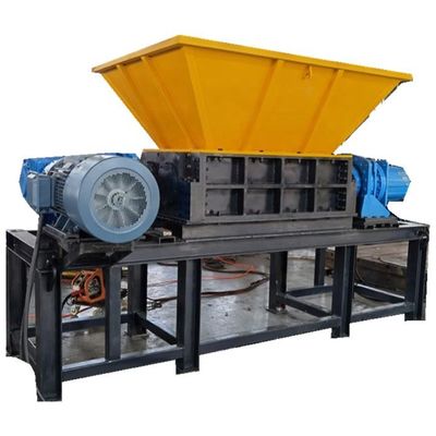Cortador rotativo de doble eje de control automático triturador para caucho / tubo
