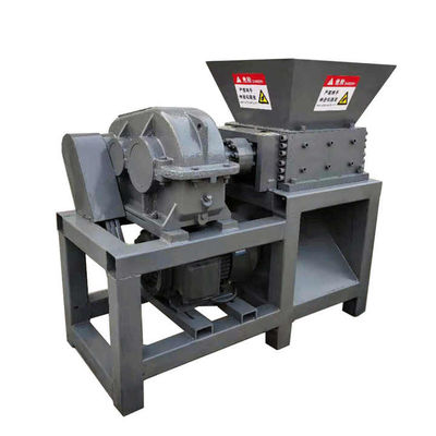 Máquina de trituración de doble eje de bajo ruido con trituradora de alimentación grande / cuchillas de aleación de borde afilado