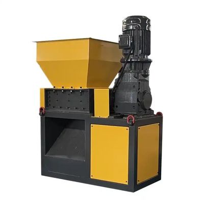 Máquina de trituración de doble eje de bajo ruido con trituradora de alimentación grande / cuchillas de aleación de borde afilado