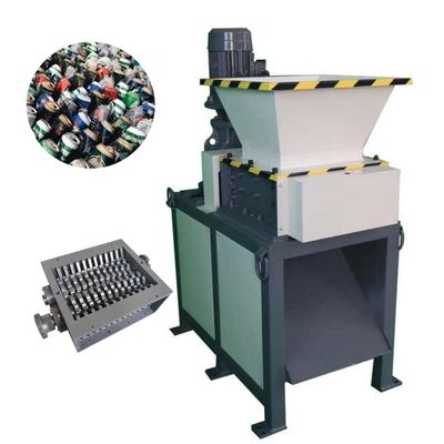 Máquina de trituración de plástico y metal Máquina automática de trituración de latas pequeñas