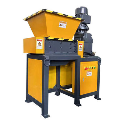 Máquina de trituración de metales de doble eje portátil de alta potencia para el reciclaje de residuos