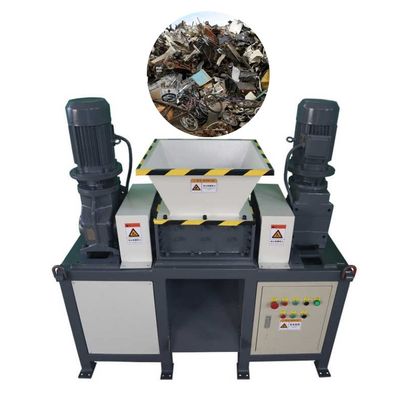 Máquina de trituración de chatarra de automóviles 220V / 380V con rodillos de doble muesca