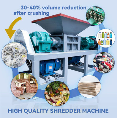 110-130 kg/h Máquina para triturar papel de desechos industriales Máquina portátil para triturar chatarra de metal