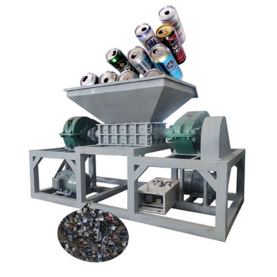 Máquina de trituración de residuos alimentarios de gran capacidad trituradora de desechos metálicos de eje doble