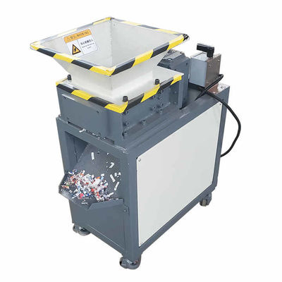 Maquina de trituración de trozos de metal de doble eje para reciclar residuos plásticos
