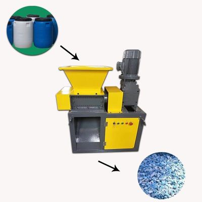Máquina de trituración de residuos sólidos orgánicos Máquina de trituración de bolsas de plástico compacto