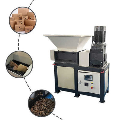 Máquina de trituración de madera de doble eje corrugada de 20 m/min