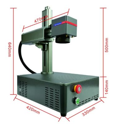 20w 30w 50w Máquina de marcado por láser de fibra anillo portátil máquina de grabado de joyería
