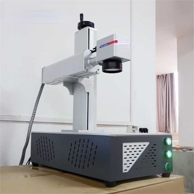 Máquina de marcado de color por láser de fibra rotativa 7000mm/s Marcador por láser de fibra Mopa JPT