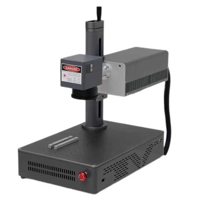 Máquina de marcado con láser de fibra UV, Máquina portátil de marcado con láser de escritorio para metal / plástico