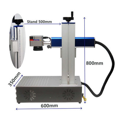Máquina de grabado con láser UV de 5W de vidrio de plástico de papel de tela de marcaje de la máquina 220V 50Hz