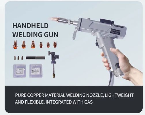 3 en 1 máquina de soldadura por láser portátil para aluminio de cobre de latón