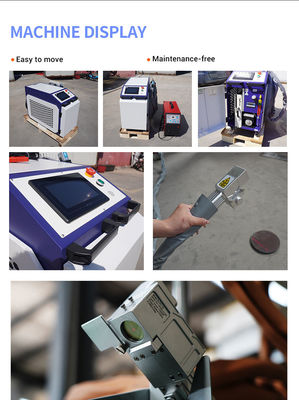Máquina portátil de limpieza con láser de mano de 1000 vatios Limpiador de óxido con láser de mano
