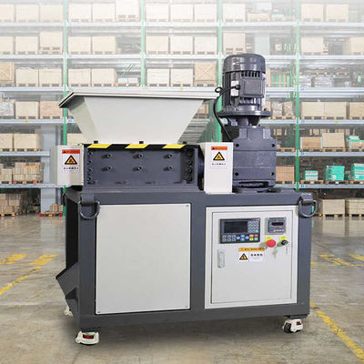 Cajas industriales de plástico PET botella trituradora, máquina trituradora de doble eje