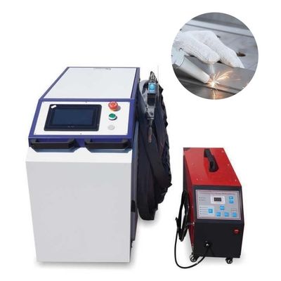Máquina de soldadura por láser de fibra de mano de alta precisión para una precisión de ± 0,02 mm