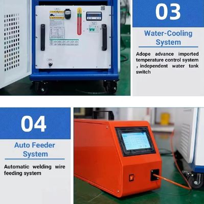 Saldadora láser de fibra 3 en 1 máquina de limpieza de soldadura Limpiadora láser Saldadora cortadora 1000-3000w