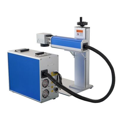 Máquina de marcado con láser Máquina de corte de grabado con láser Laser rotativo pequeño para fibra de metal Raycus de acero