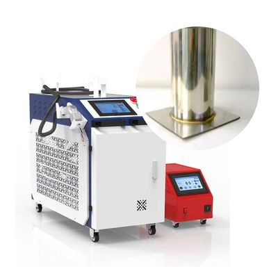 Máquina de soldadura por láser de onda continua de control PLC con brazo robótico de 1400 mm