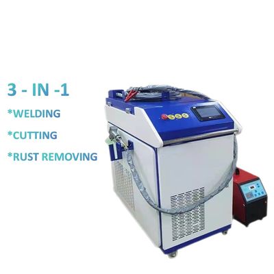 Máquina portátil de soldadura por láser de fibra 3 en 1 Equipo láser de onda continua de mano