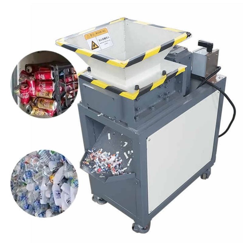 110-130 kg/h Máquina para triturar papel de desechos industriales Máquina portátil para triturar chatarra de metal
