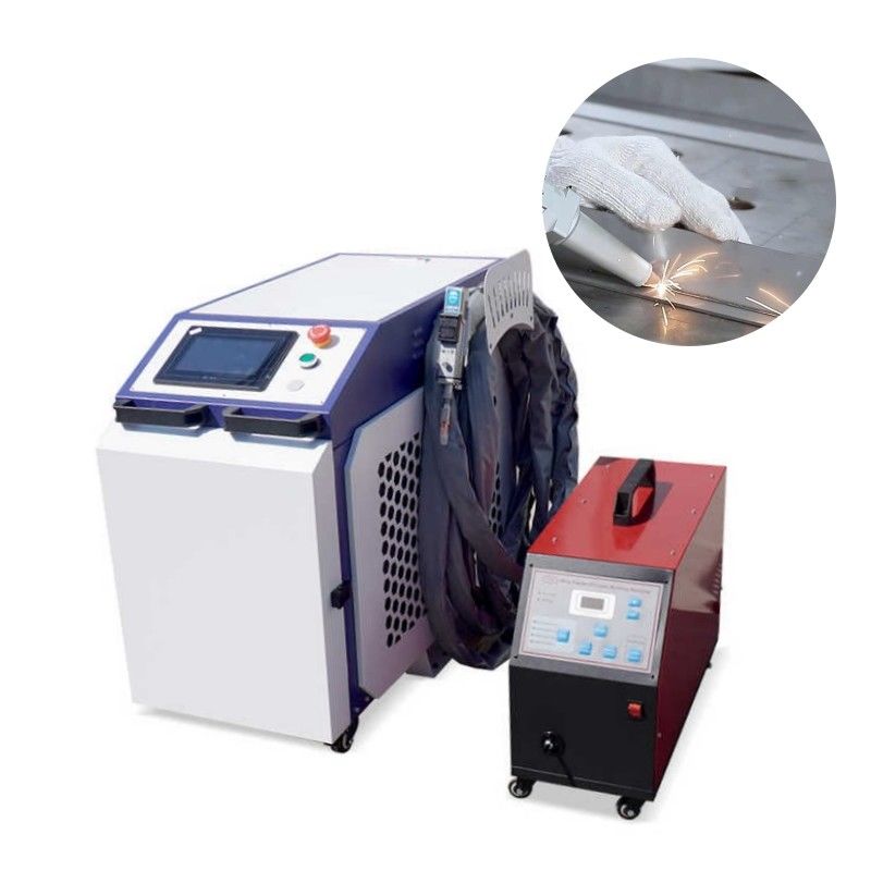 Sistema de refrigeración por agua Máquina de soldadura por láser de fibra portátil para la demanda de energía de 220-240V