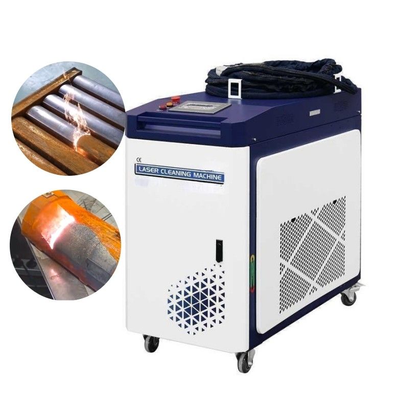 Limpieza de óxido con láser de 2000W, con diámetro de 4-6 mm para la eliminación rápida de óxido