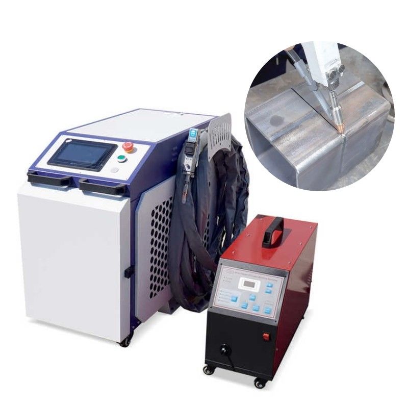 Máquina de soldadura por láser portátil 1500w Soldadora de láser de fibra de mano para metal de acero inoxidable de aluminio